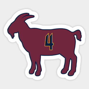 Evan Mobley Cleveland Goat Qiangy Sticker